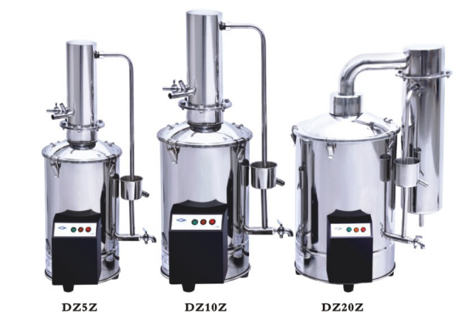 上海三申DZ10Z不锈钢电热蒸馏水器(断水自控型)